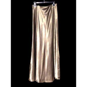 Vince. Satin Slip Skirt Liquid Slinky Flowy Old Money Quiet Luxury Glam Gala M